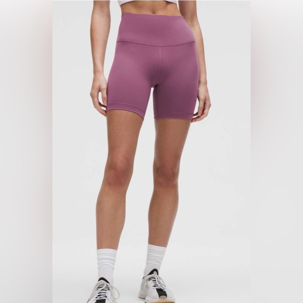 🌼LULULEM🍋N Wunder Under Train 8” Shorts in Mystic Pink Size 6